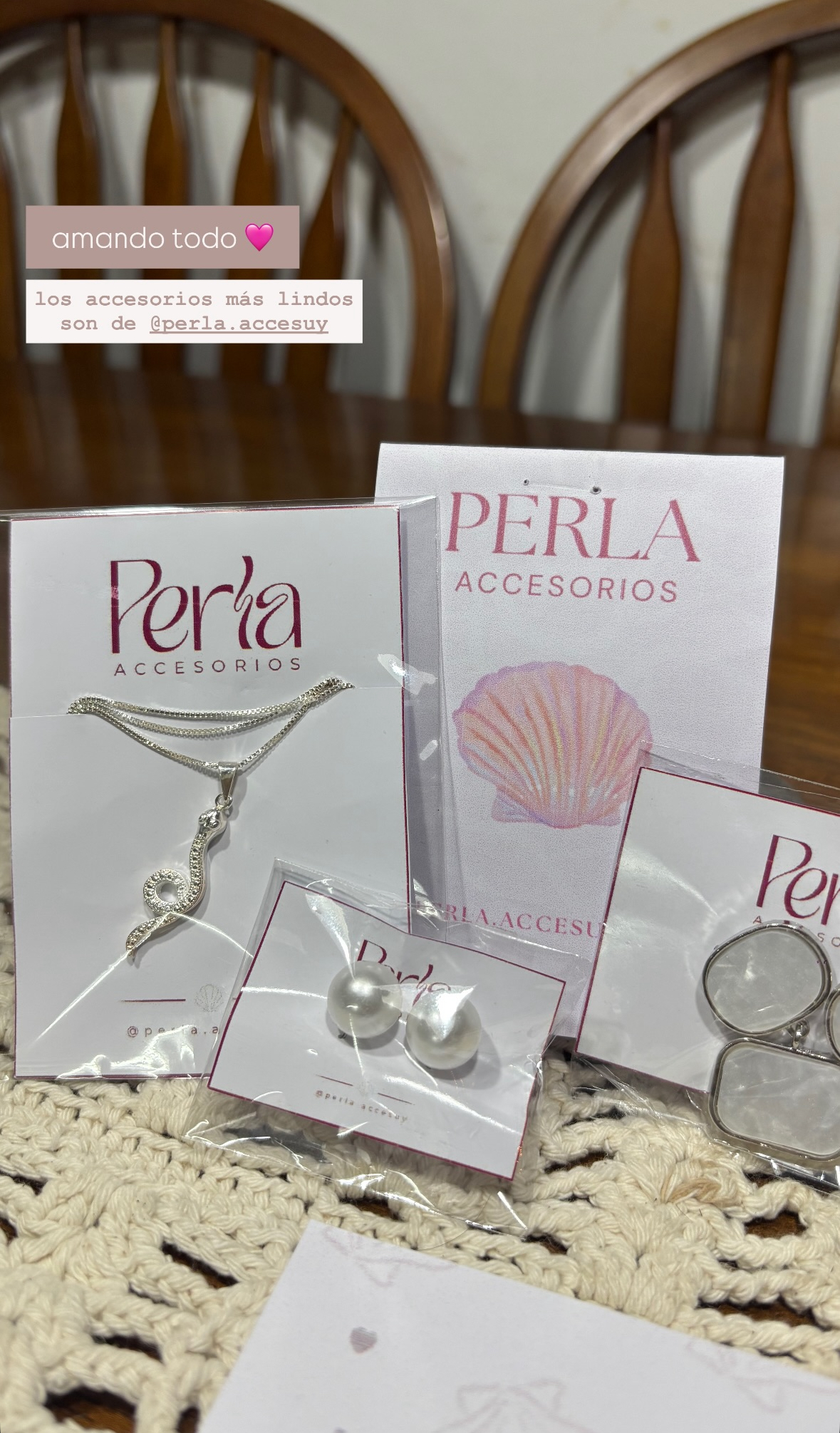 Promoción de accesorios de Perla Accesorios.