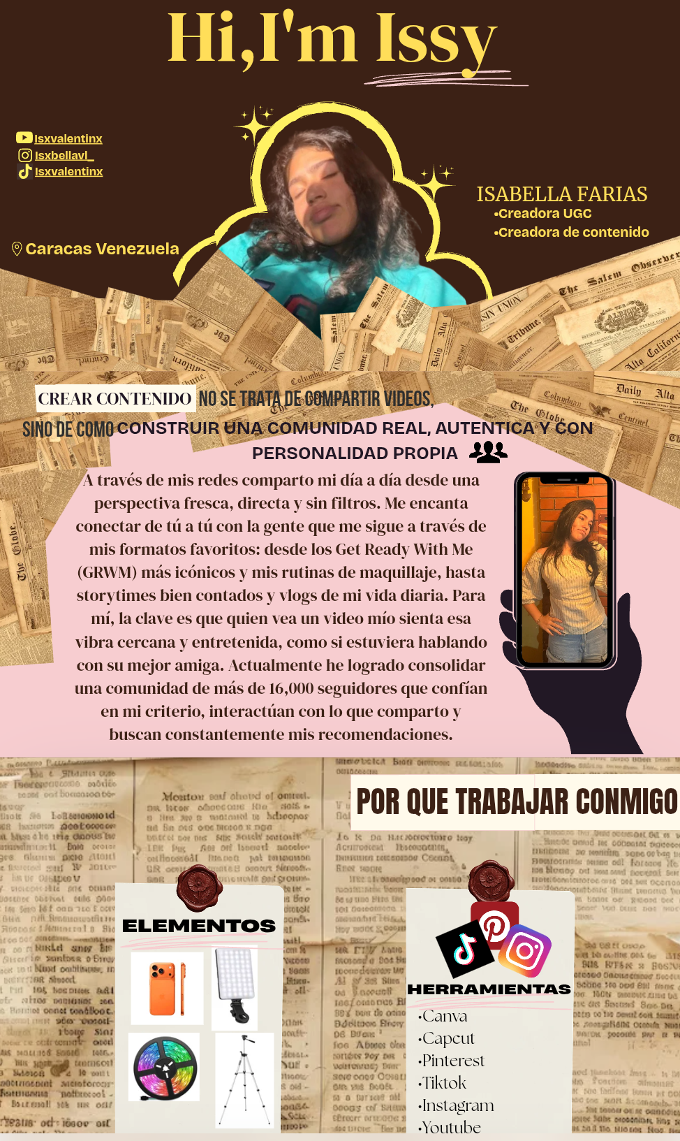 Isabella F. — UGC Creator in Venezuela — Beauty content — photo 1