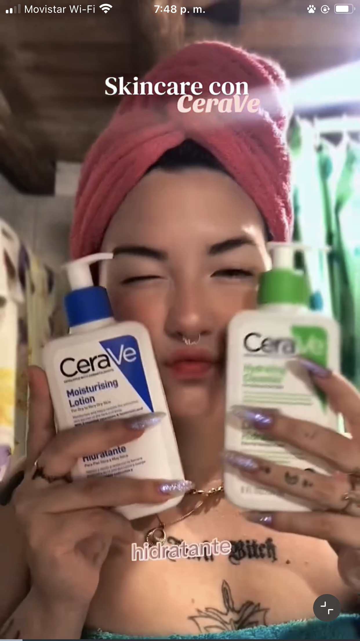 CeraVe jabon de limpieza y crema hidratante