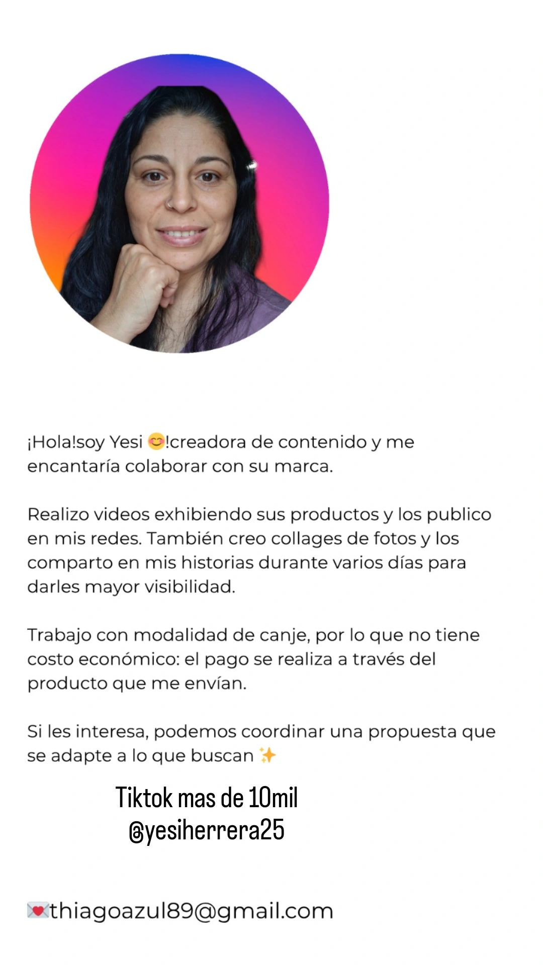 Yesica H. — UGC Creator in Argentina — Beauty content — photo 2