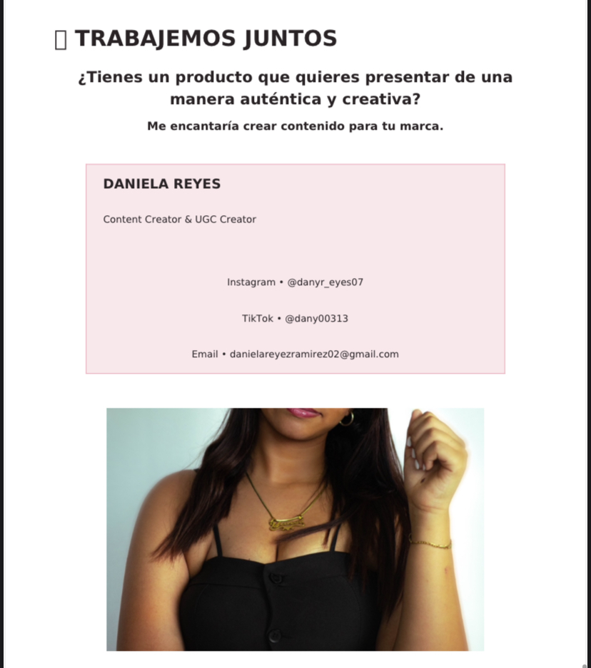 Daniela E. — UGC Creator in Dominican Republic — Beauty content — photo 6