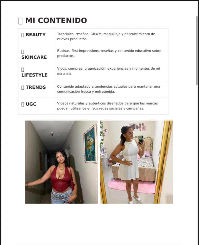 Daniela E. — UGC Creator in Dominican Republic — Beauty content — photo 3