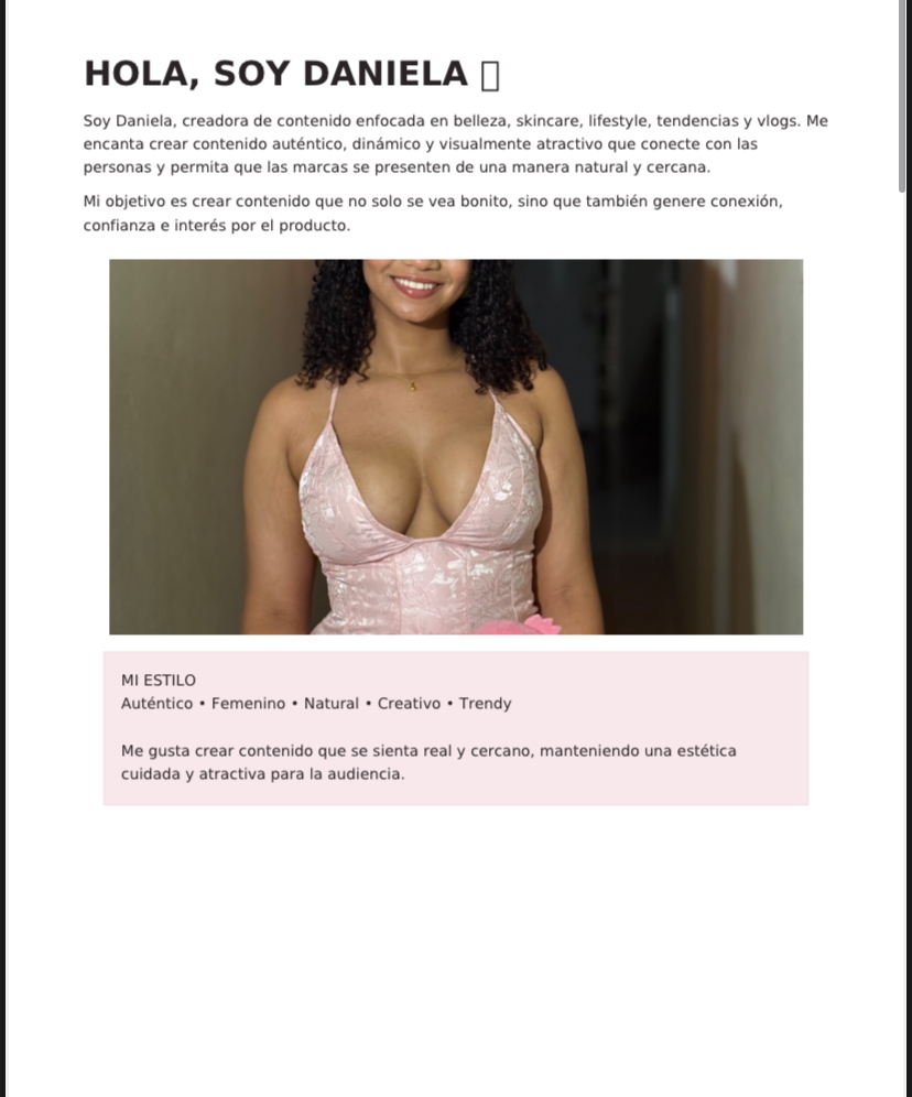 Daniela E. — UGC Creator in Dominican Republic — Beauty content — photo 2
