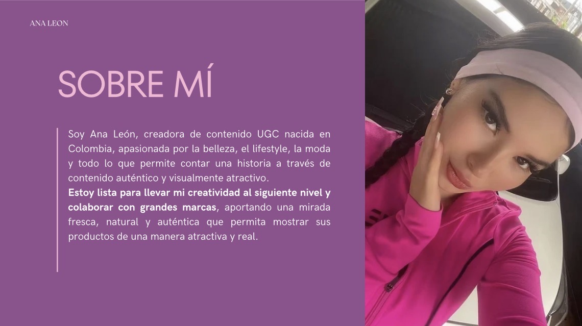 Ana L. — UGC Creator in Colombia — Beauty content — photo 1