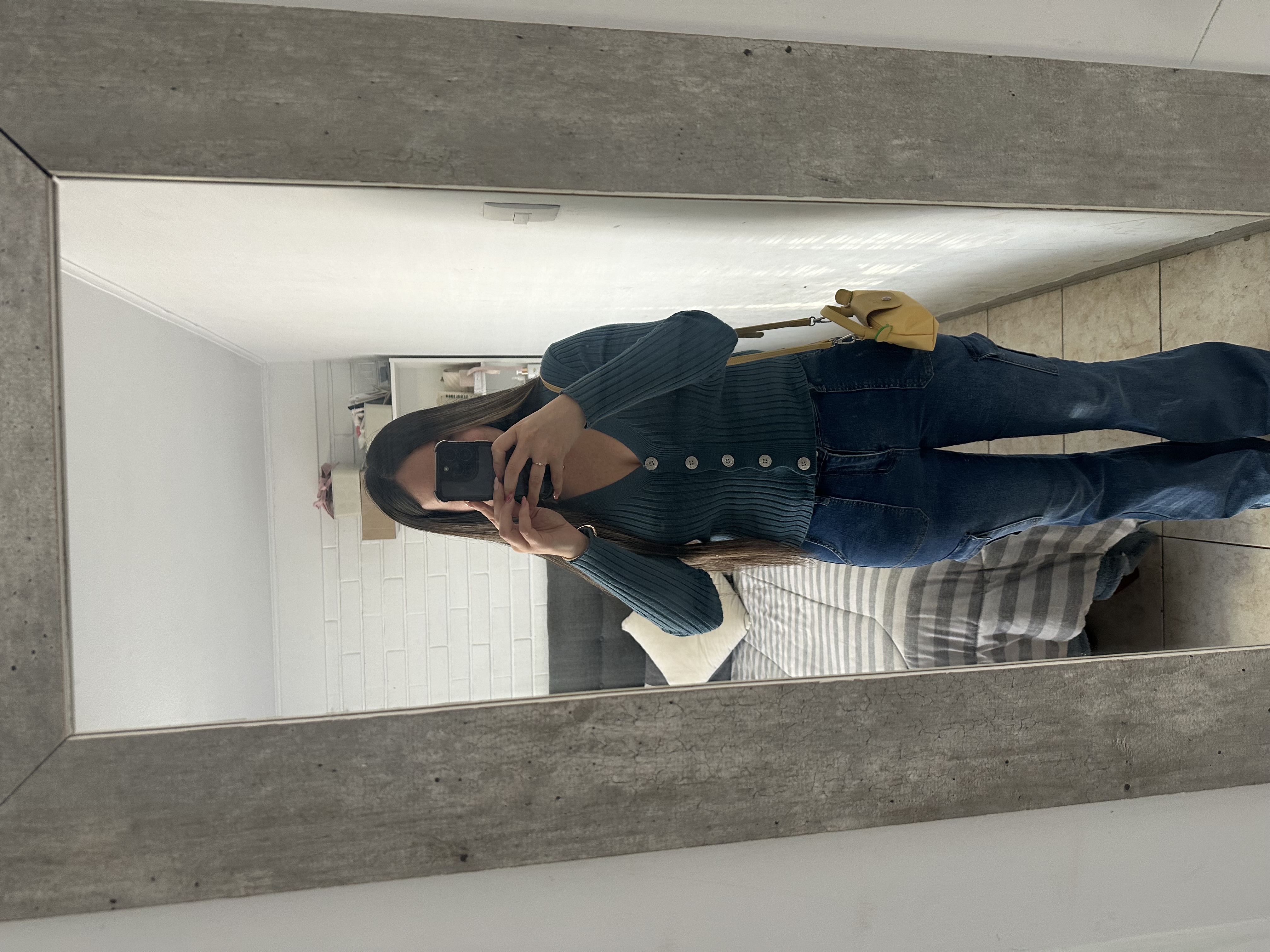 Mostrando el nuevo outfit